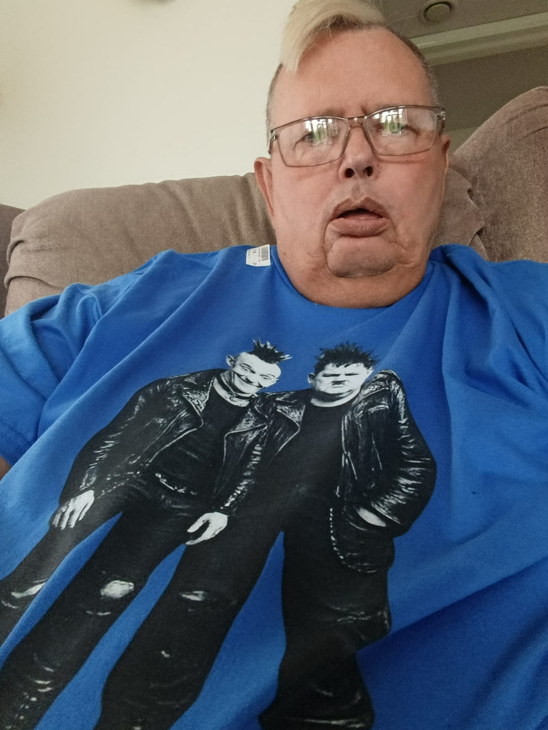 Customer photo review of Laurel & Hardy Funny T-Shirt