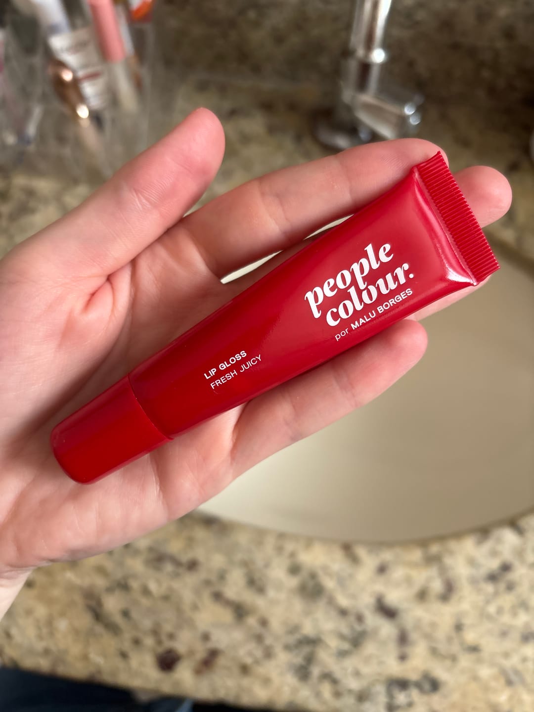 Customer photo review of Lip Gloss Fresh Juicy