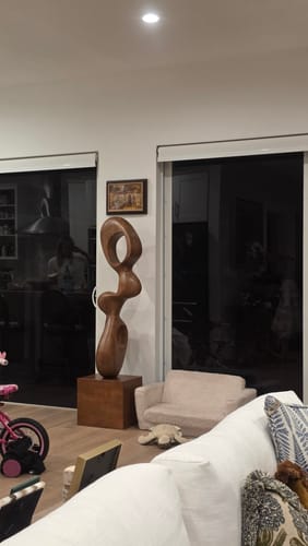 Customer photo review of Large Wood Sculpture #WAB326