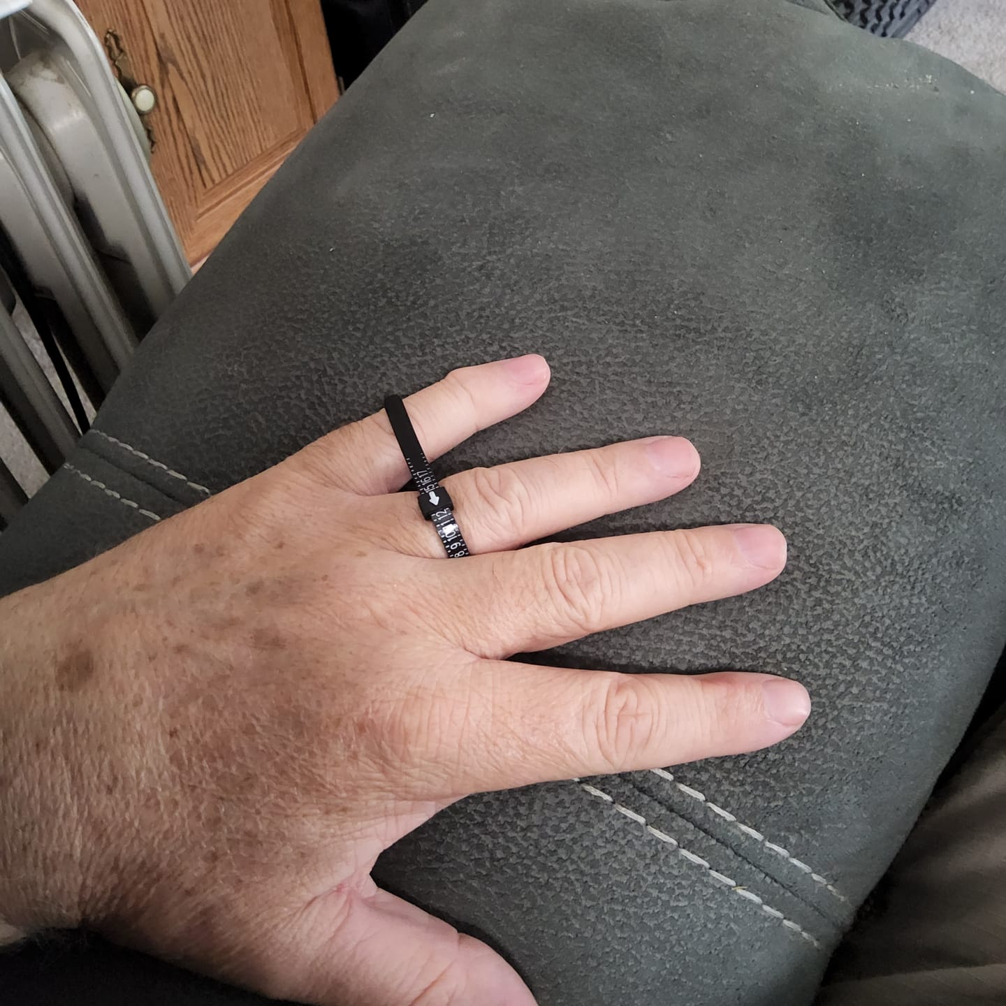 Customer photo review of FREE RING SIZER