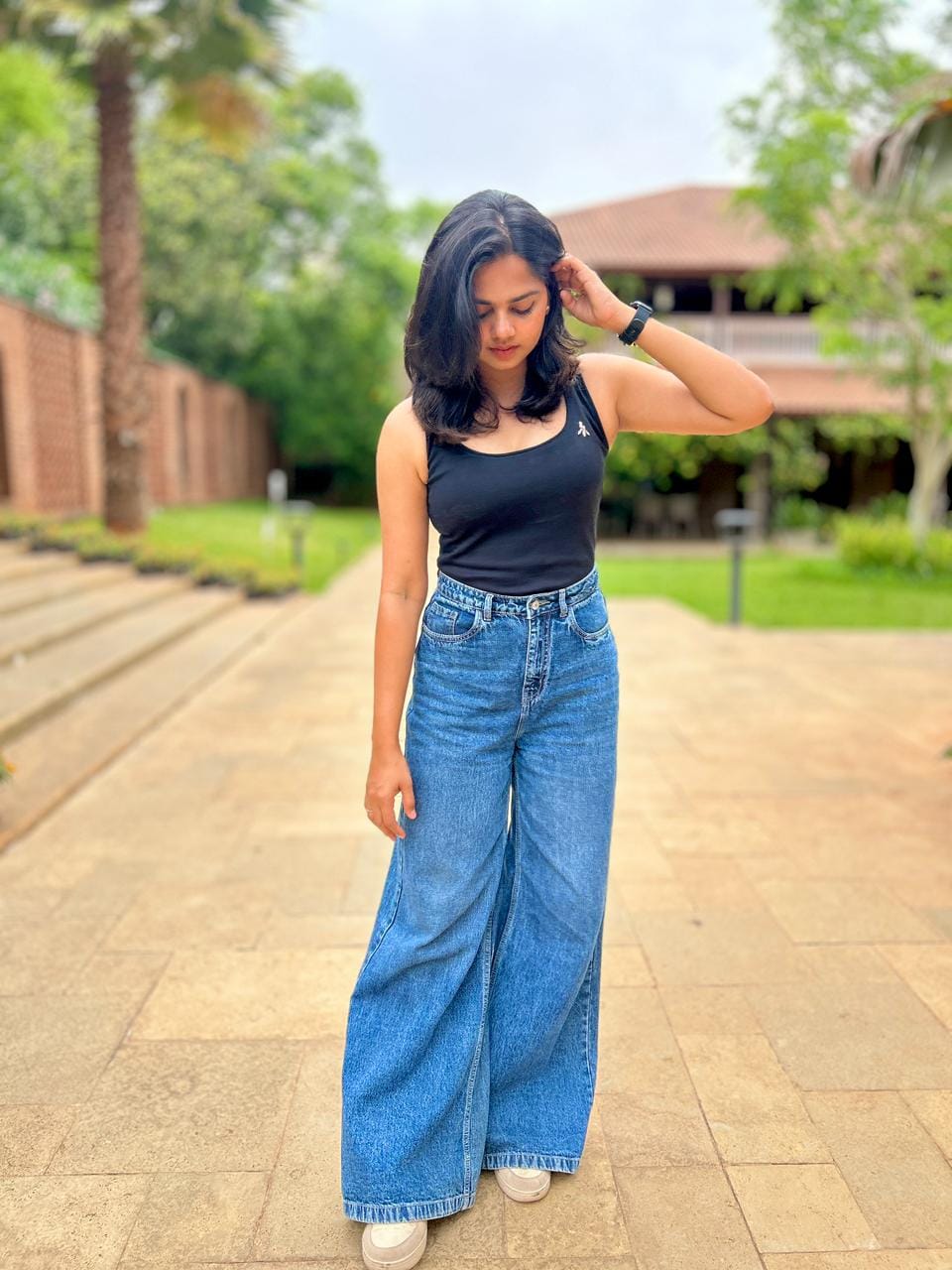Customer photo review of iCotton Non-Transparent Camisole