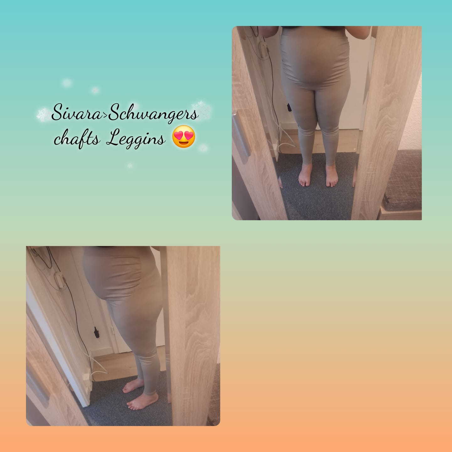 Customer photo review of Schwangerschafts Leggings