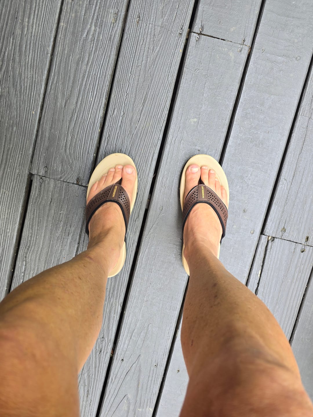 Customer photo review of Ramble Lite - Wide Toe Slippers