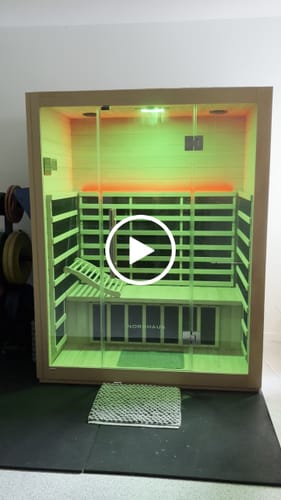 Customer video review of 3 Person Far Infrared Sauna