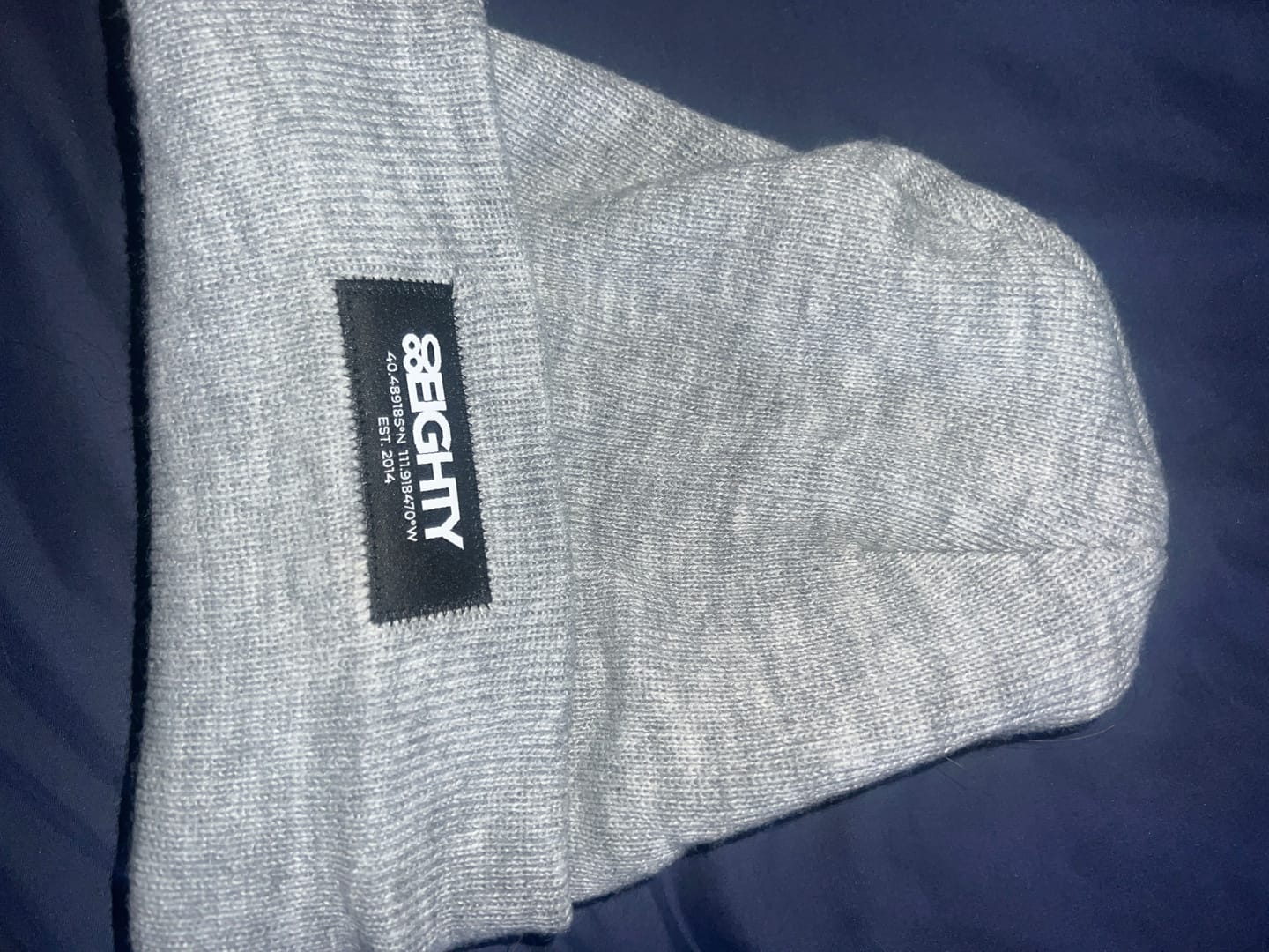 Customer photo review of 80eighty® GCS Gray Beanie