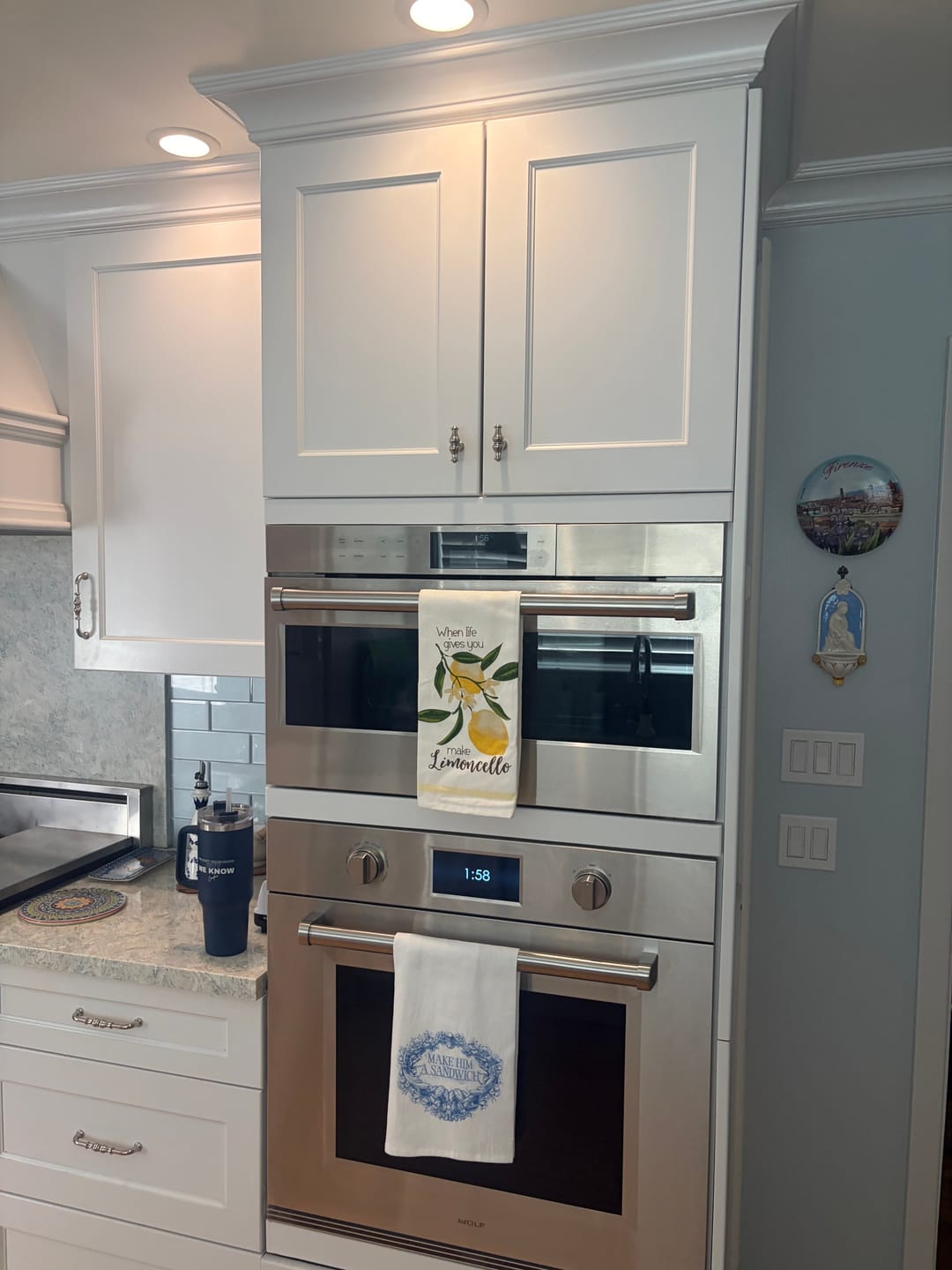 Customer photo review of Make Him a Sandwich Kitchen Towel