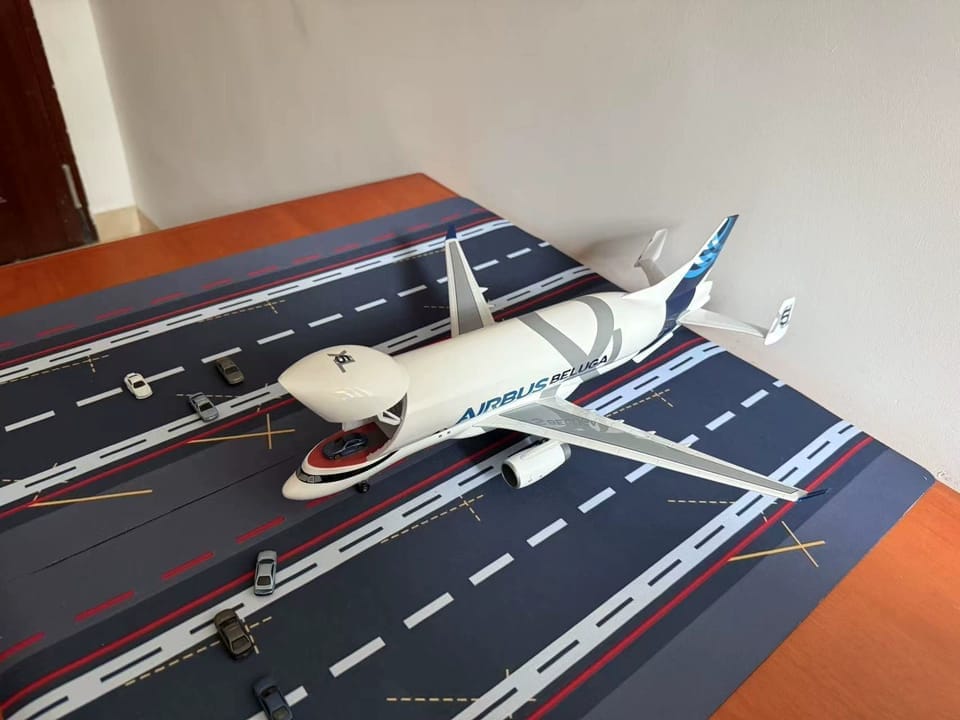 Customer photo review of Airbus A330-743L BelugaXL 1:150 Scale Model