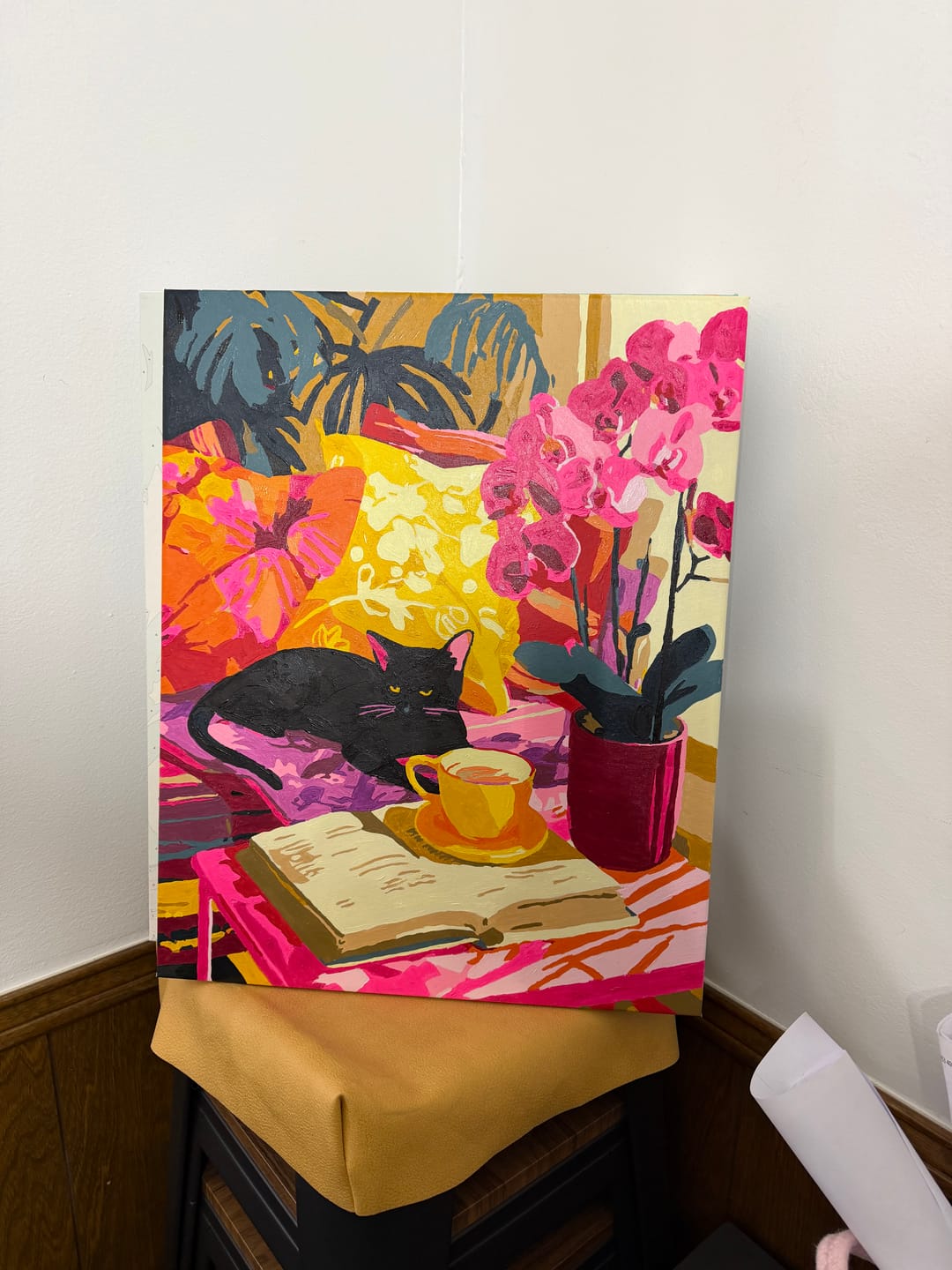 Customer photo review of A daytime nap | Paint by Number