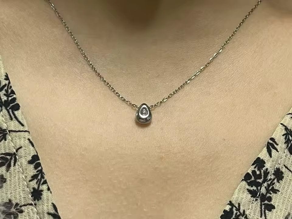 Customer photo review of Eleni Petite Necklace