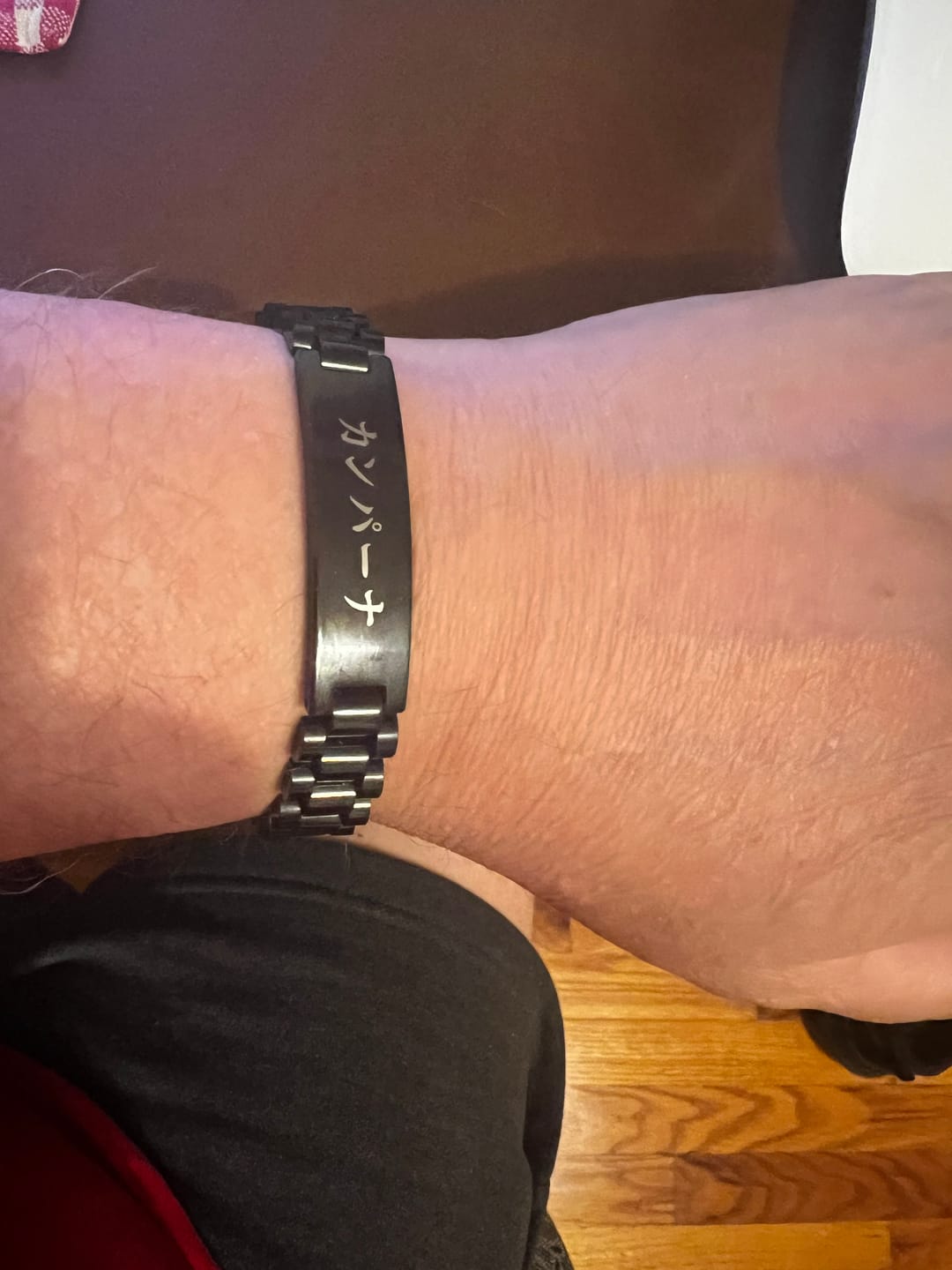 Customer photo review of Bracelet Japonais Personnalisé Homme
