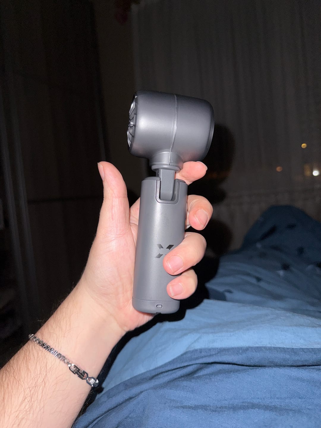 Customer photo review of El Fanı | Taşınabilir, 14000 RPM, 7 Saat Şarjlı, 5 Kademe, Mini Vantilatör (Gri - X6101)