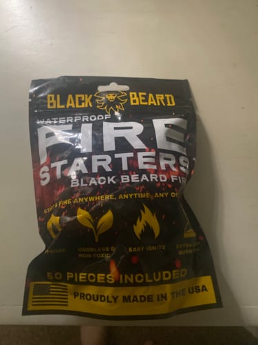 Customer photo review of Fire Plugs - Fire Starter Tinder