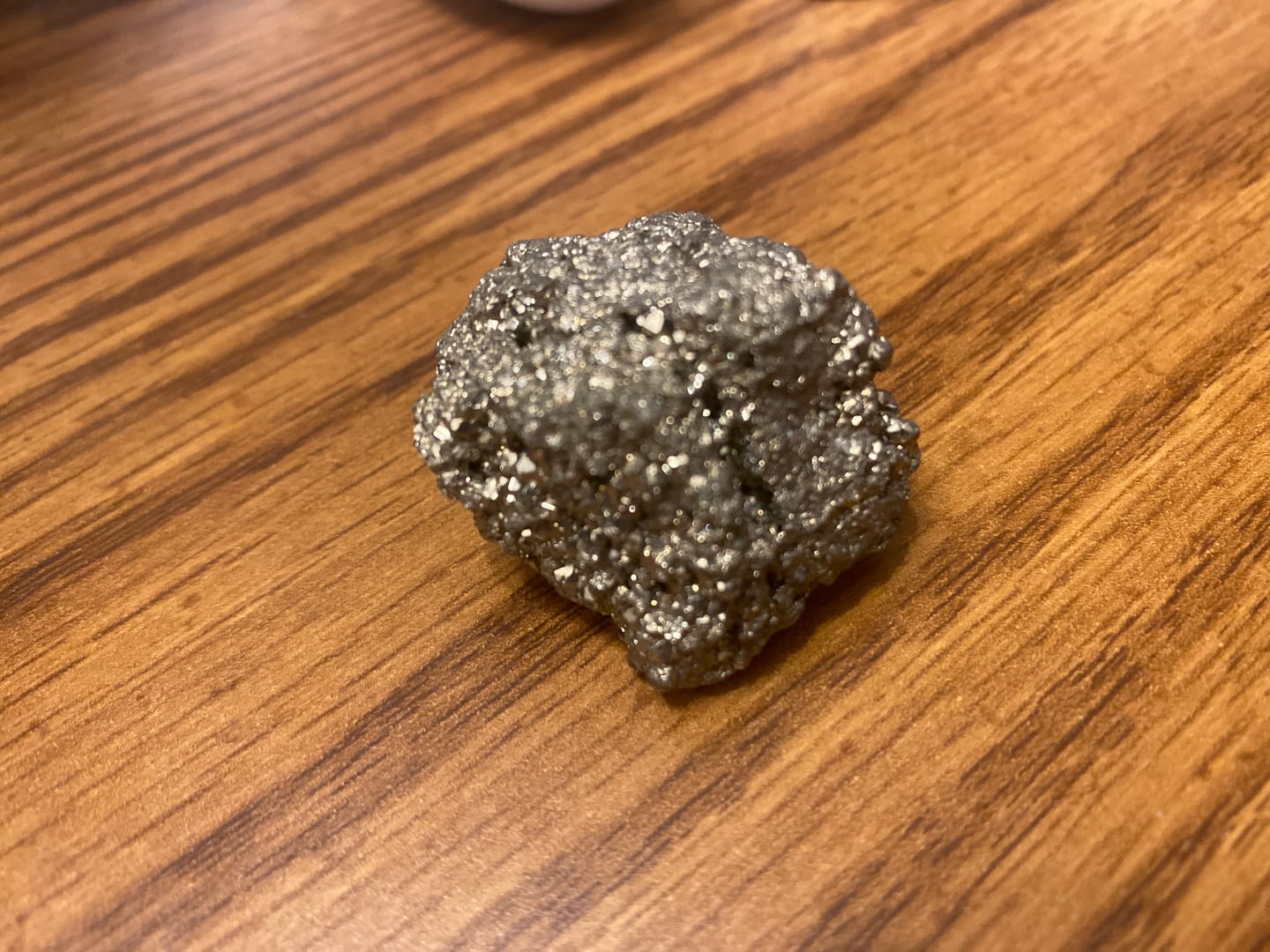 Customer photo review of Natural Pyrite Crystal Cluster