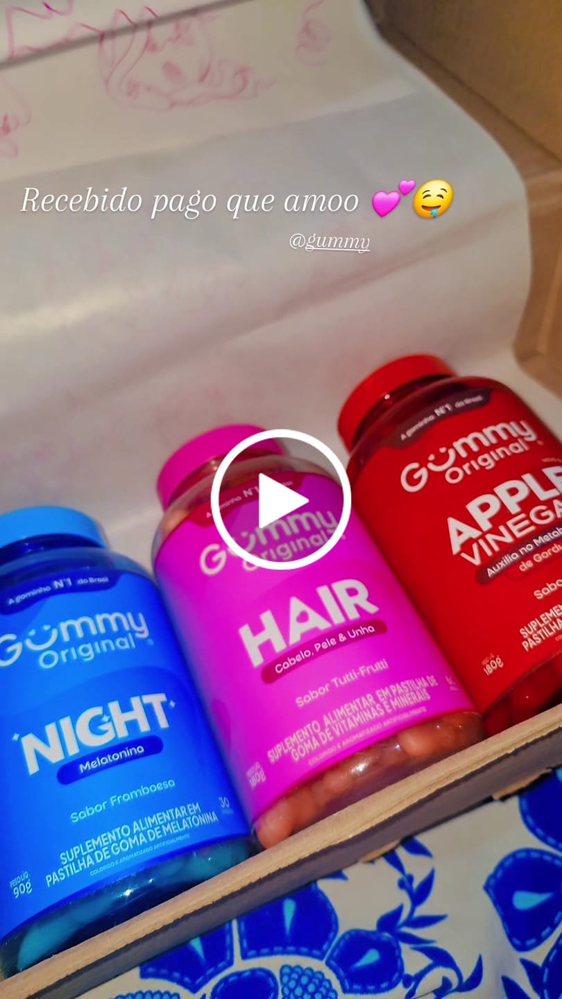 Customer video review of Kit Gummy® Bem-Estar Diário