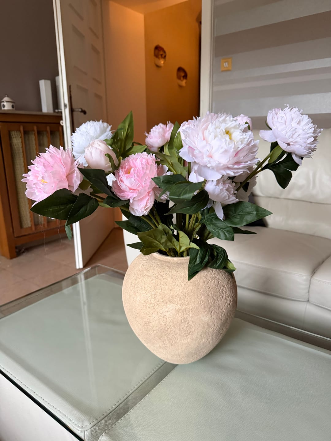 Customer photo review of Pivoines - Mélange (6 tiges / 18 têtes de fleurs)