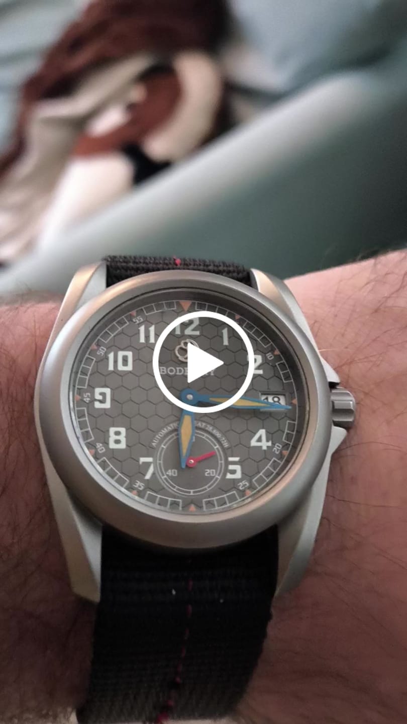 Customer video review of VOYAGER S72 – 72-Hour Power Reserve Titanium Automatic Field Watch, 100M Water Resistant | Grey