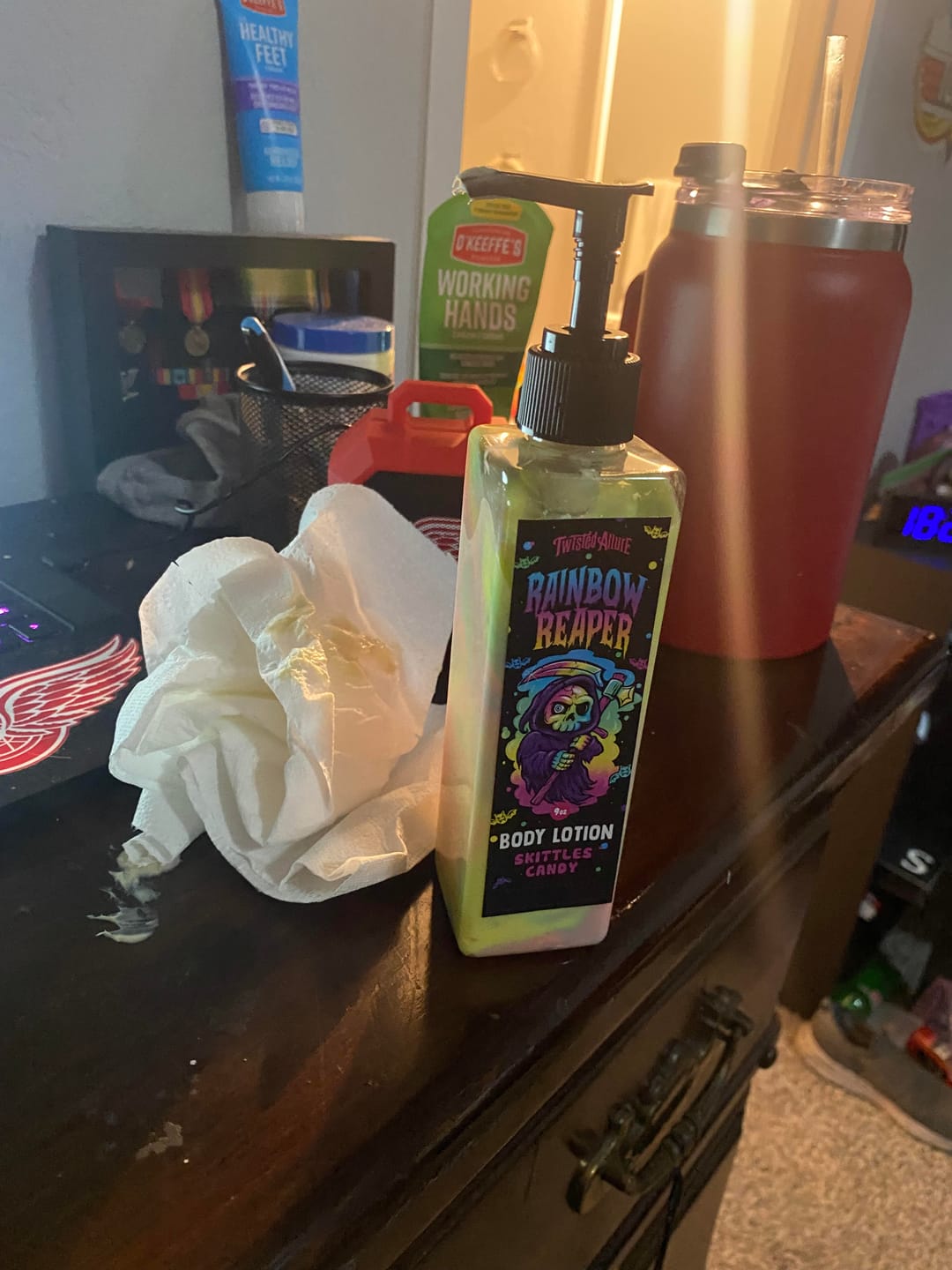 Customer photo review of Rainbow Reaper Body Lotion