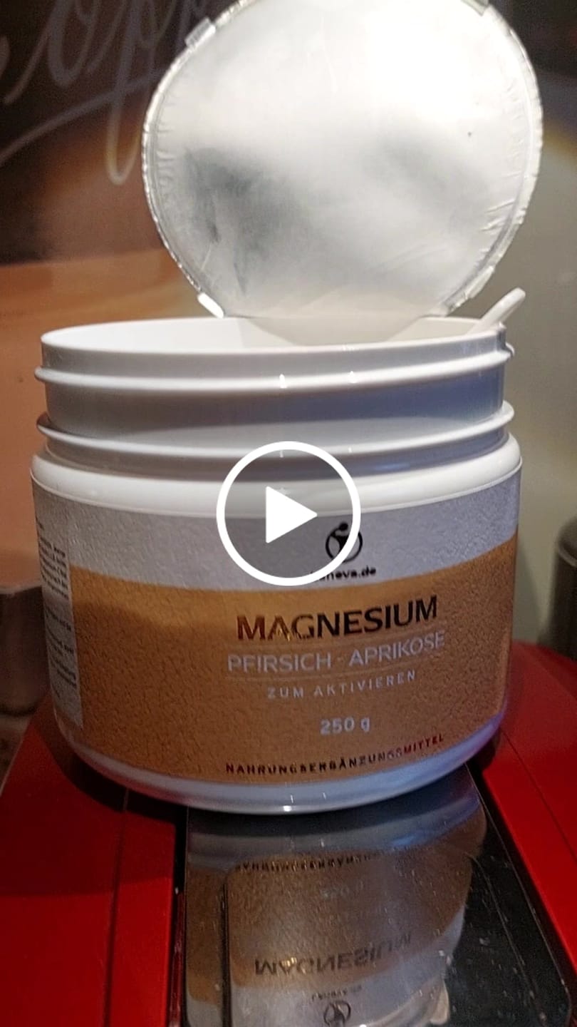 Customer video review of Ionisches Magnesium **Pfirsich-Aprikose** 250g Dose