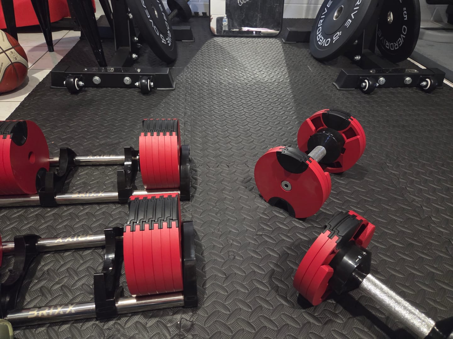 Customer photo review of BRIXX Adjustable Dumbbells 32kg - 2.0