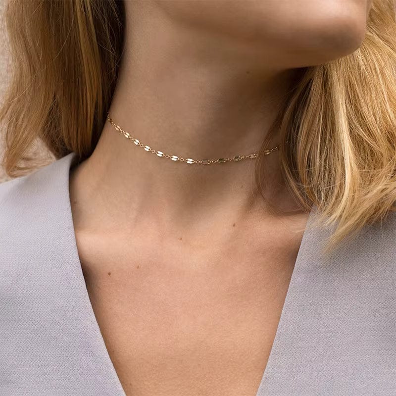 Customer photo review of Cleo Fine Choker Necklace