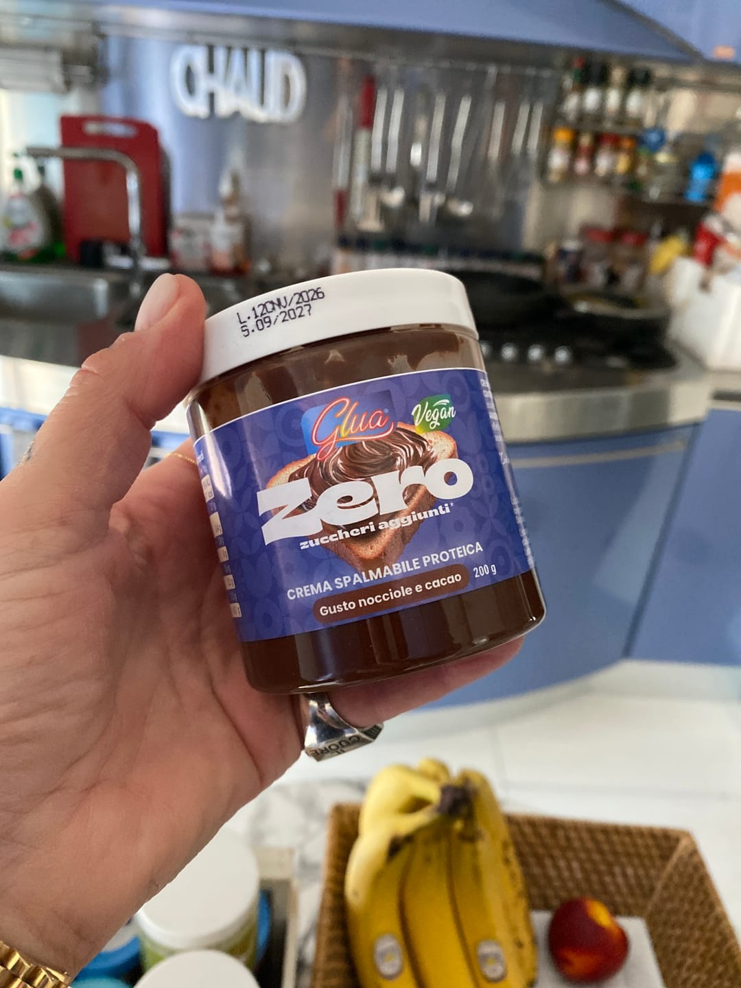 Customer photo review of Crema proteica alla nocciola e cacao