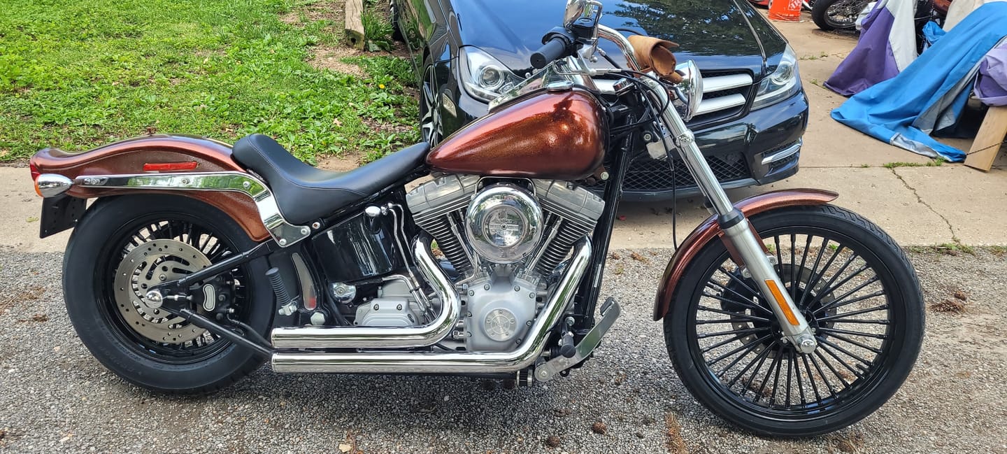 Customer photo review of Cognac Paint Basecoat