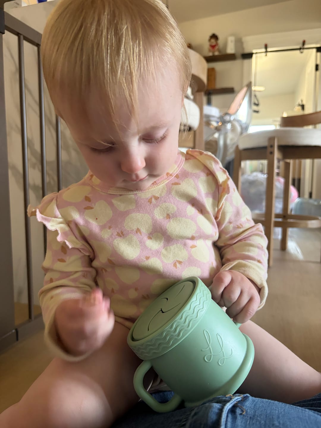 Customer photo review of Coastal Cup: Nontoxic Snack Cup With Lid