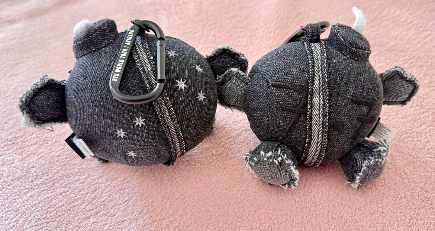 Customer photo review of BTS - ARIRANG WORLD TOUR OFFICIAL MD ARMY BOMB PLUSH KEYRING