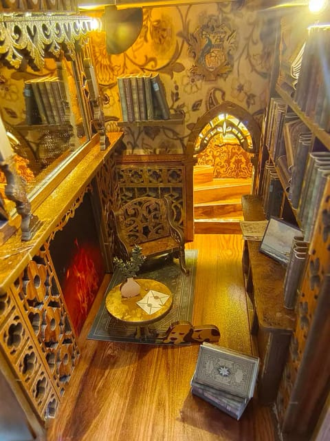 Customer photo review of DIY Book Nook Kit - Eternal Bookstore