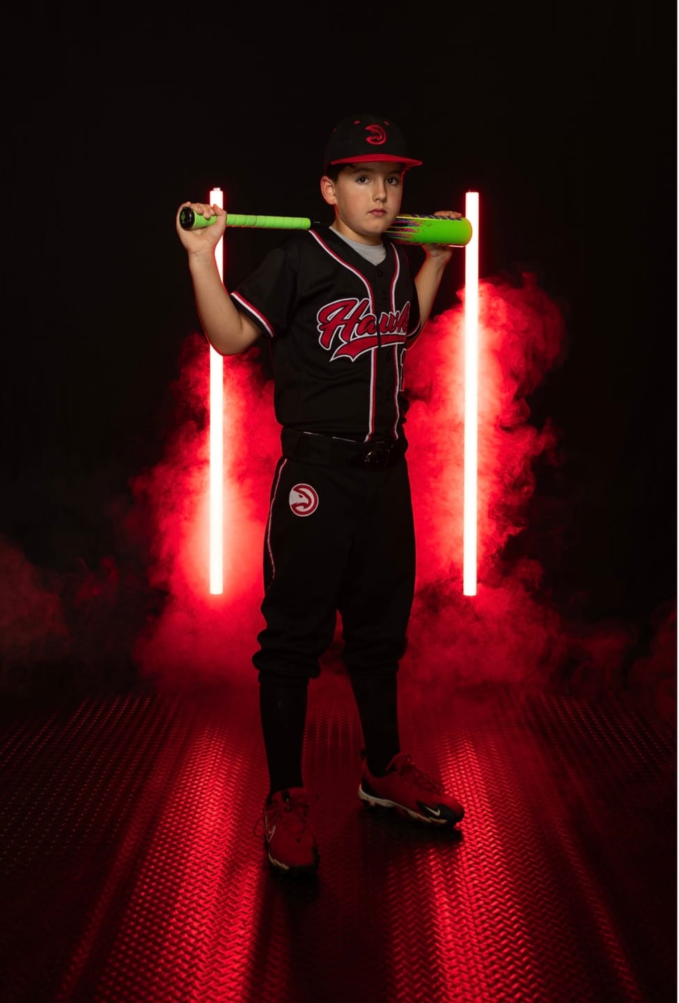 Customer photo review of Custom Black Red-White Classic Style Authentic Baseball Jersey