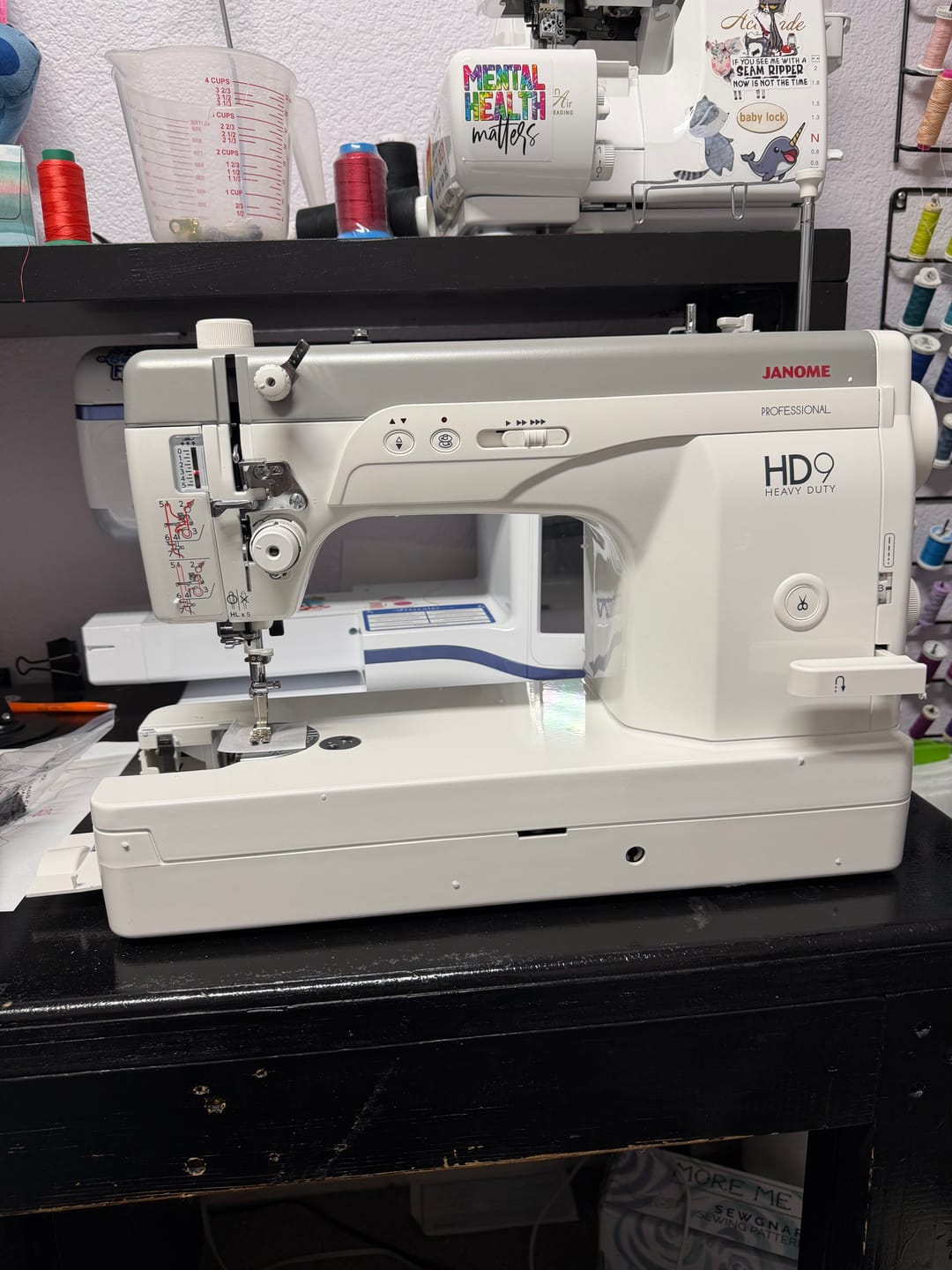 Customer photo review of Janome HD9 Professional Sewing & Quilting Machine