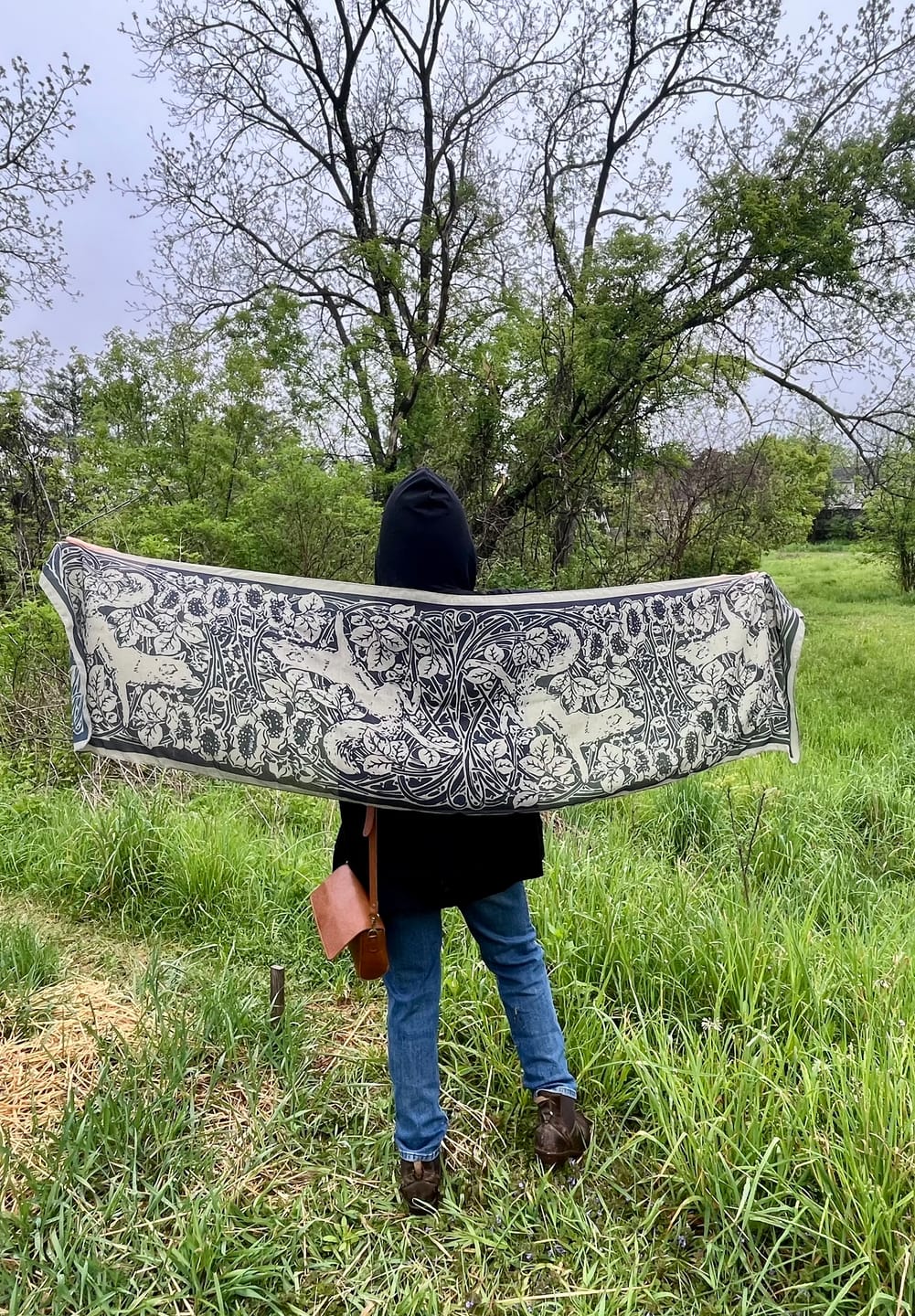 Customer photo review of Brambles Scarf