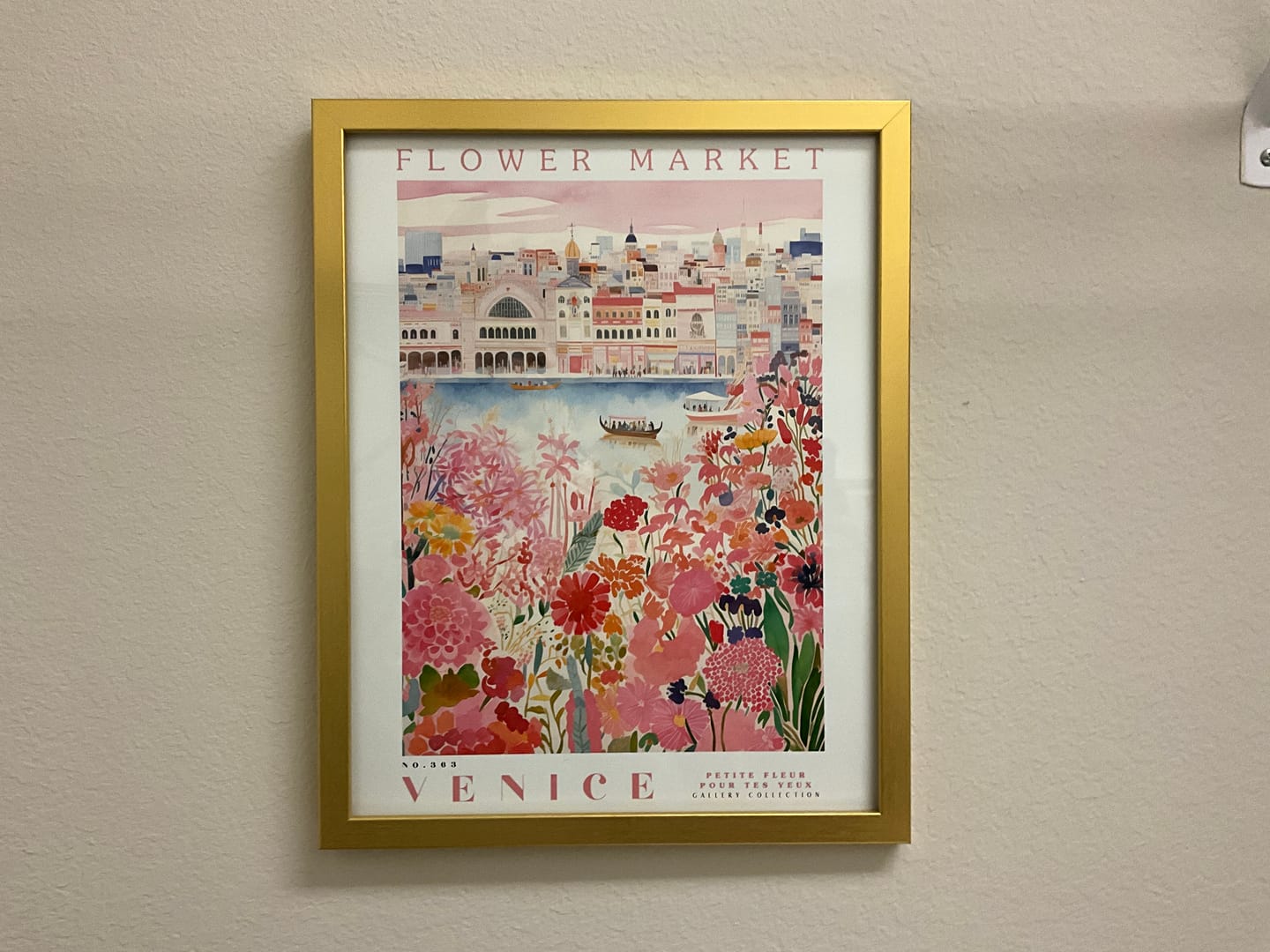 Customer photo review of Venice Flower Poster