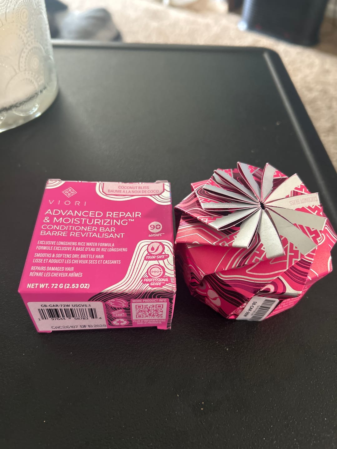 Customer photo review of Coconut Oil Repair Shampoo Bar – Damaged Hair | VIORI