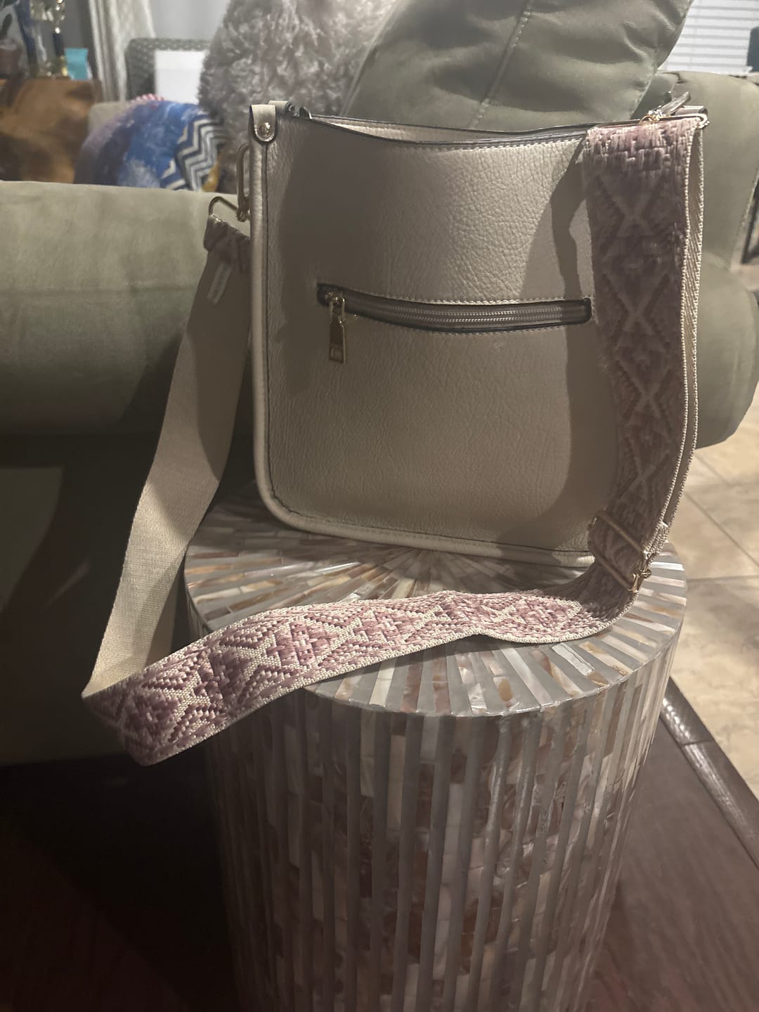 Customer photo review of Posie Vegan Crossbody