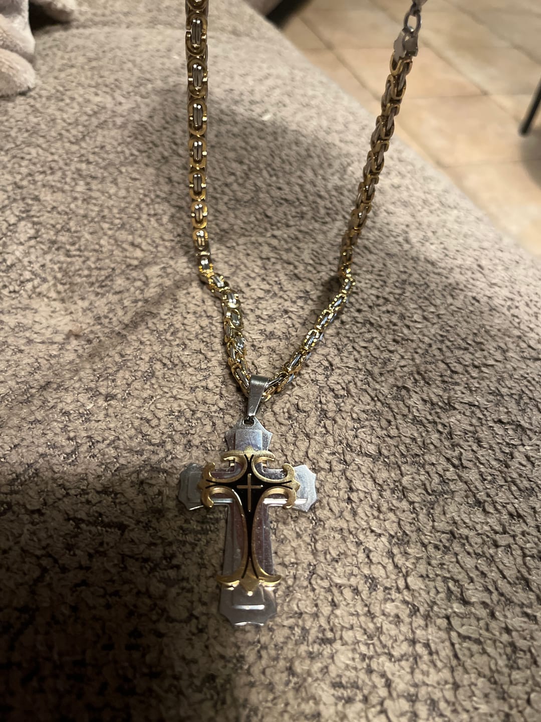 Customer photo review of Collier Croisé de l'Espoir