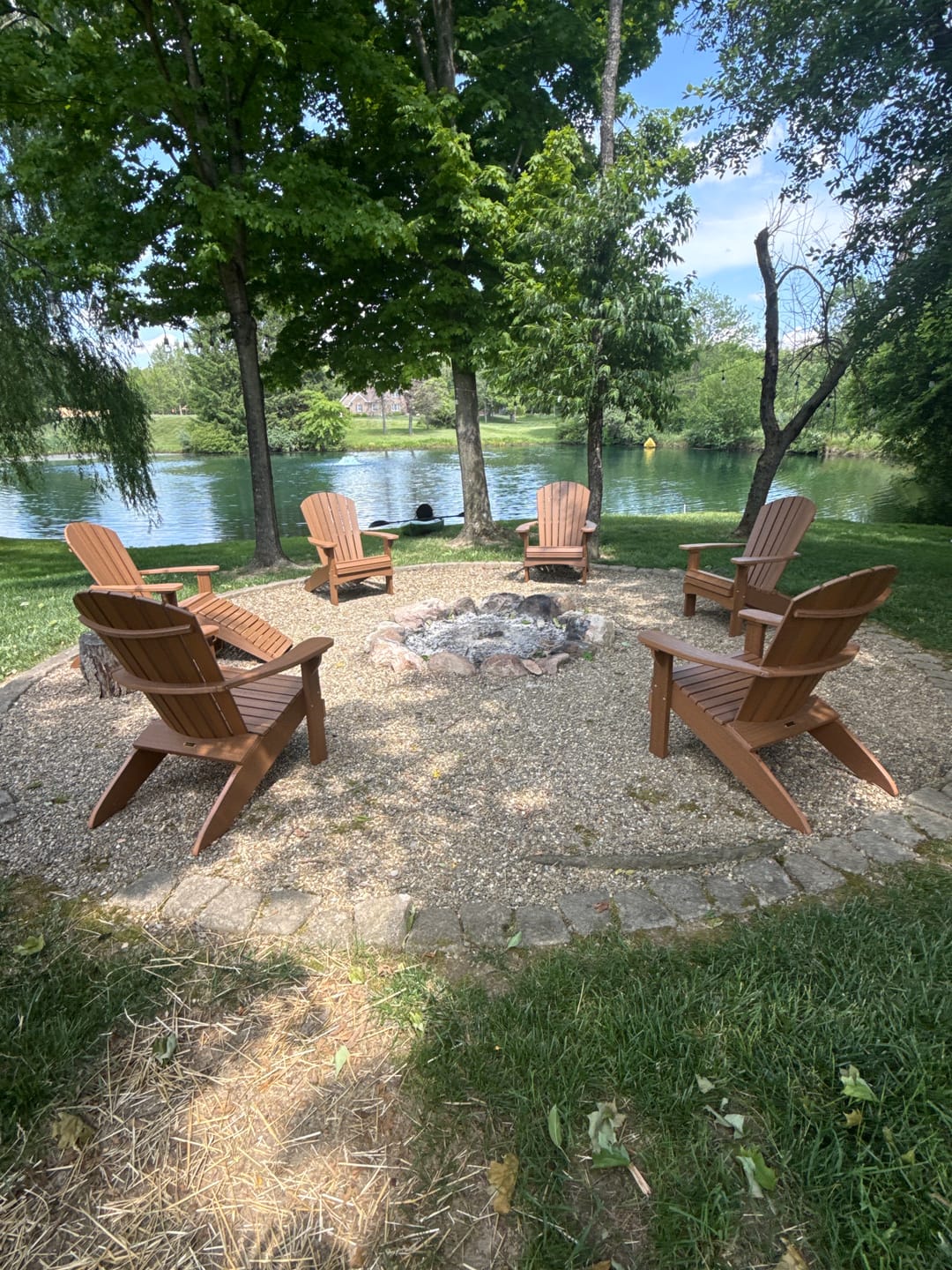 Customer photo review of Set of 6 Adirondack Chairs Original King Size