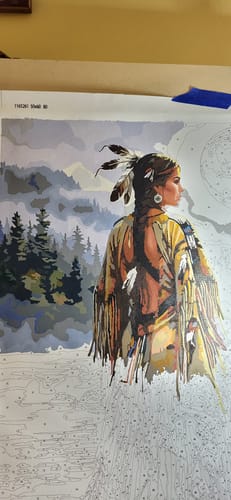 Customer photo review of Tribal Woman Moonlight Camp (80 Colors)