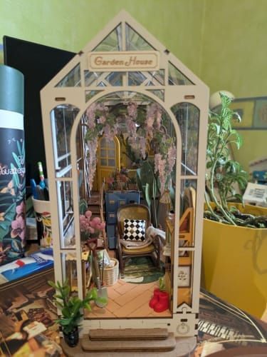Customer photo review of DIY Book Nook kit - Greenhouse