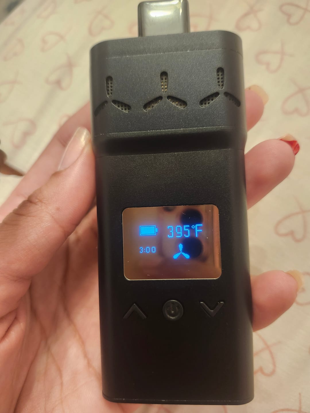 Customer photo review of AIRVAPE X | Dry Herb  and Concentrate Vaporizer– Advanced Slim Design, Discreet & Long Battery Life