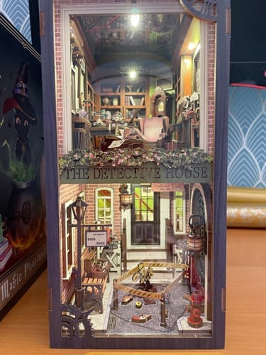 Customer photo review of DIY Book Nook Kit - Rose Detective Agency