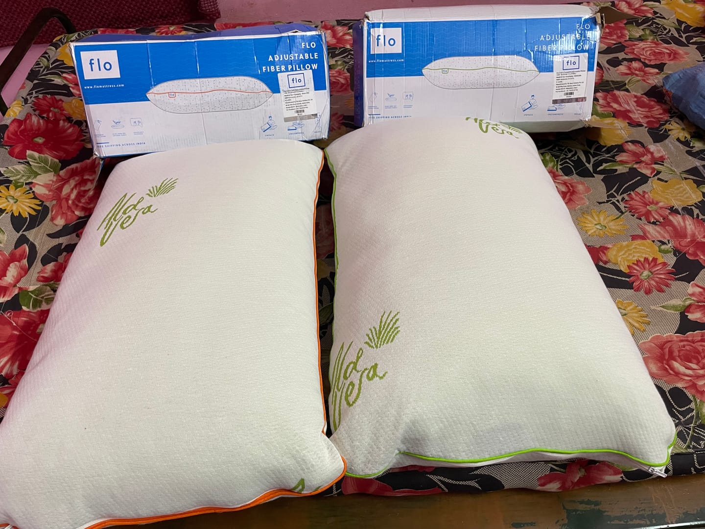 Customer photo review of Flo Adjustable Pillow (Fibre)