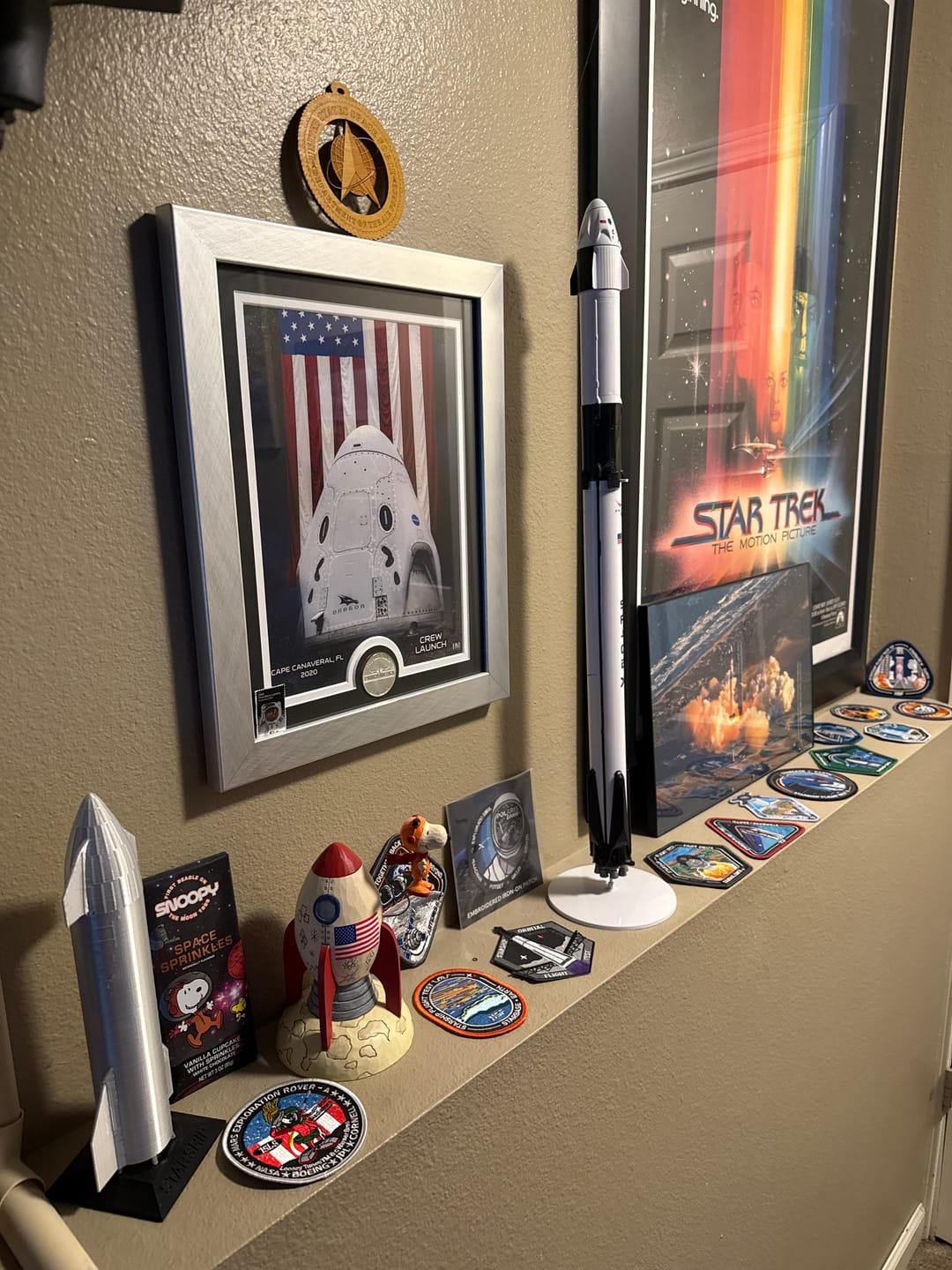 Customer photo review of Starship Flight 12 - Collectors Patch