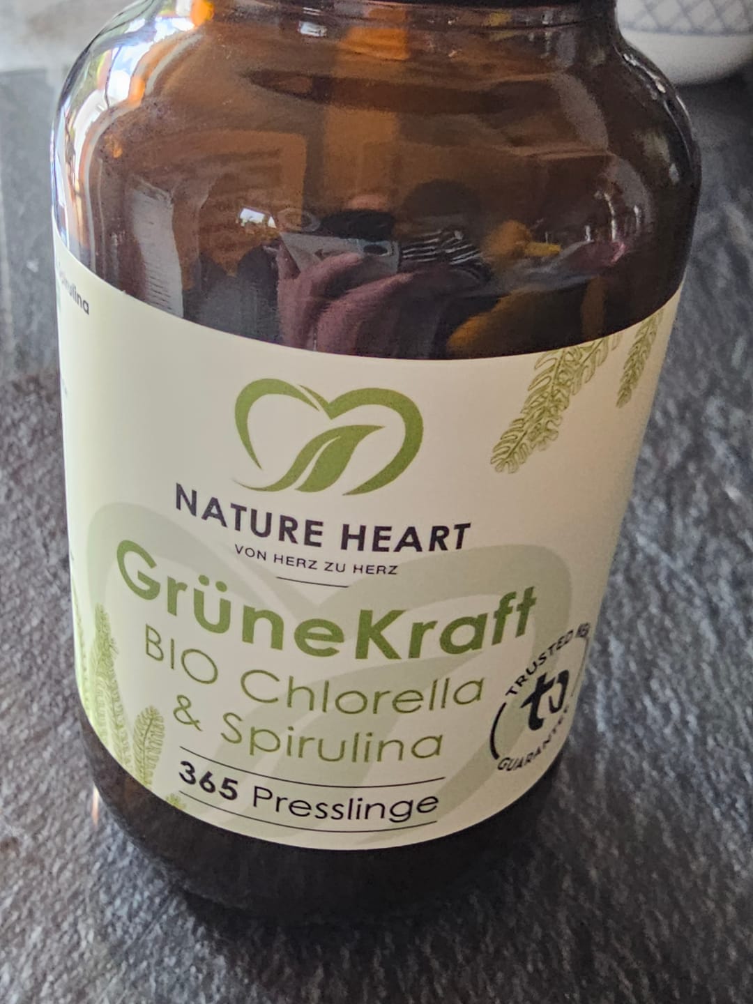 Customer photo review of Grüne Kraft - Bio Chlorella & Spirulina
