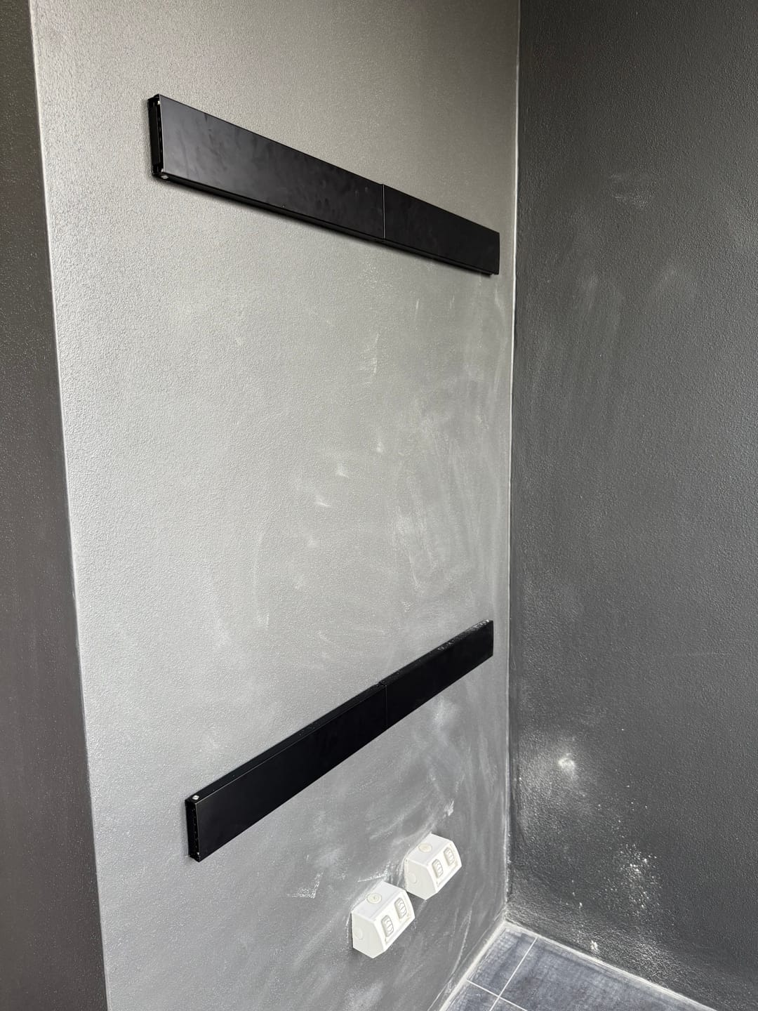 Customer photo review of Wall Mounted Drying Rack - Foldable Indoor and Outdoor Drying Rack