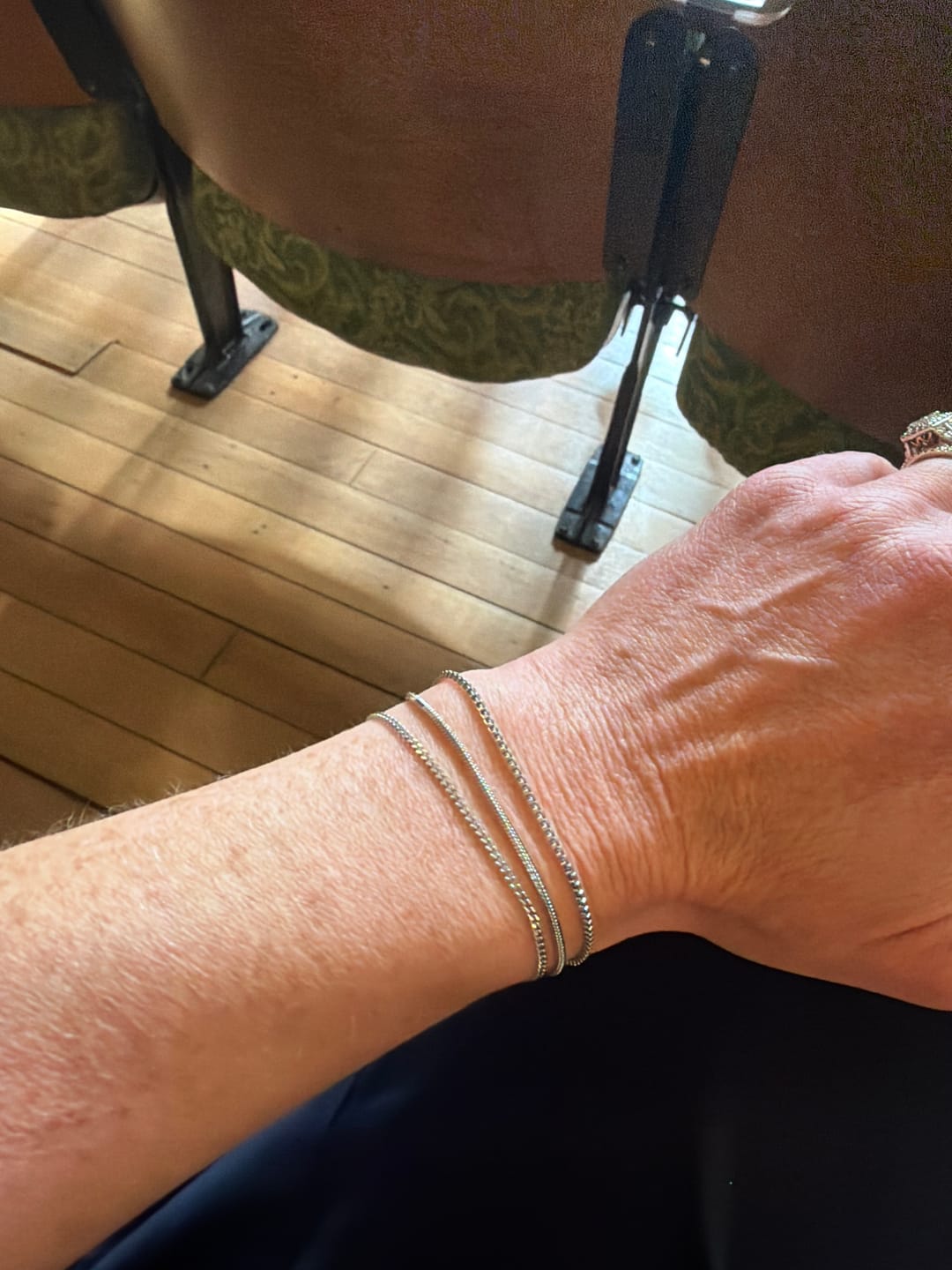 Customer photo review of Minimal Bracelet Stack