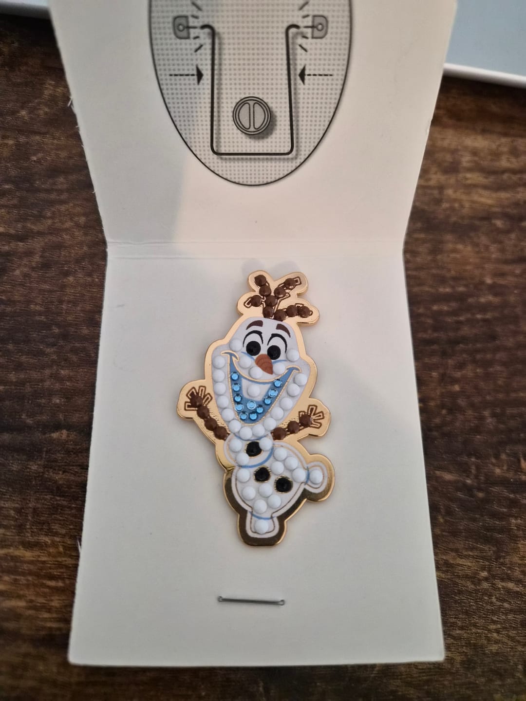 Customer photo review of Disney Crystal Art Pin Badge - Blind Bag