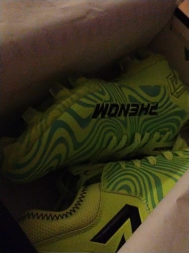Customer photo review of Phenom Elite Rick and Morty Cleats — Quantum Speed 2.0