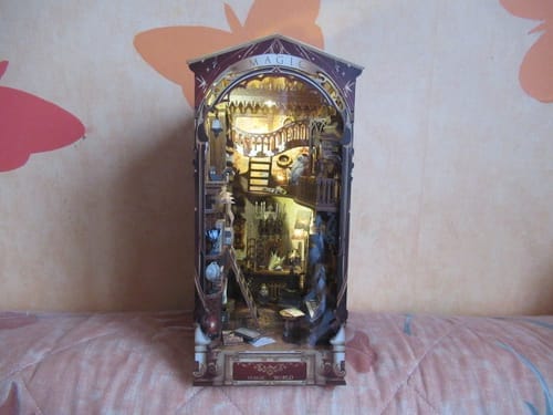 Customer photo review of DIY Book Nook Kit - Magic World