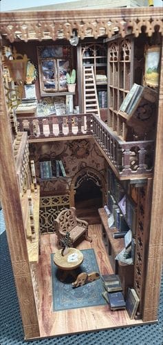 Customer photo review of DIY Book Nook Kit - Eternal Bookstore